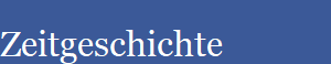 Zeitgeschichte